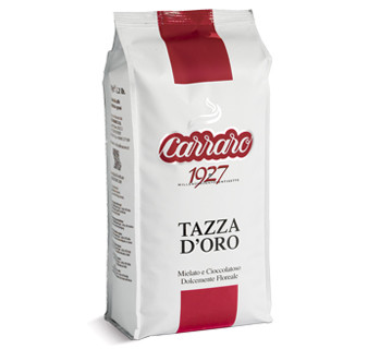 Carraro Kaffebønner, Tazza d'Oro, 1kg