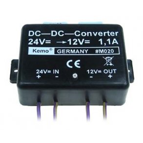 Spndingsomformer 24-12VDC, 1,1A, Kemo M020