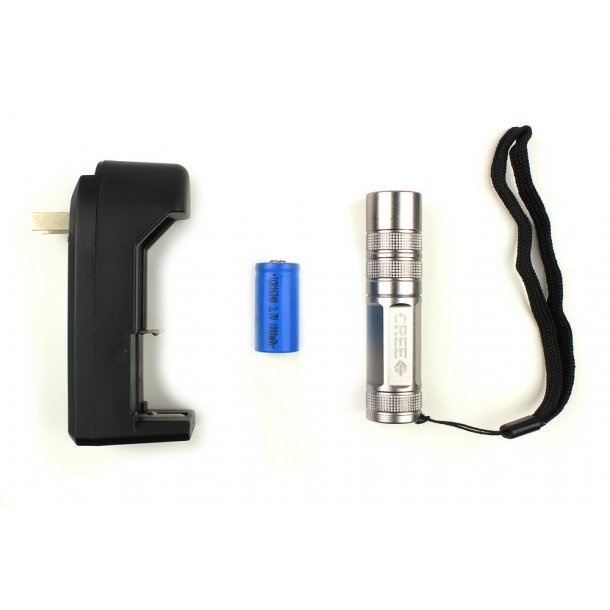 LED lommelygte, 3W, 180LM,  ALU, XL04