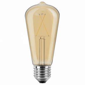 LED Pre,  E27, 2W, Varmhvid, ST64,  Blulaxa