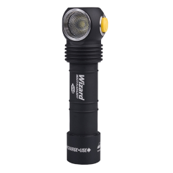 LED Lommelygte, Alu, 1250LM, Armytek Wizard USB