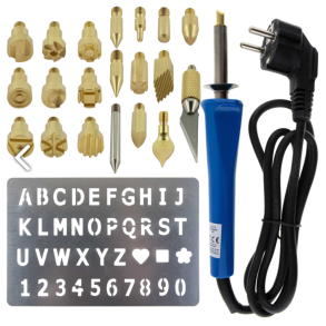 Pyrografi Brndest, Trmrkningsst, 25 dele.