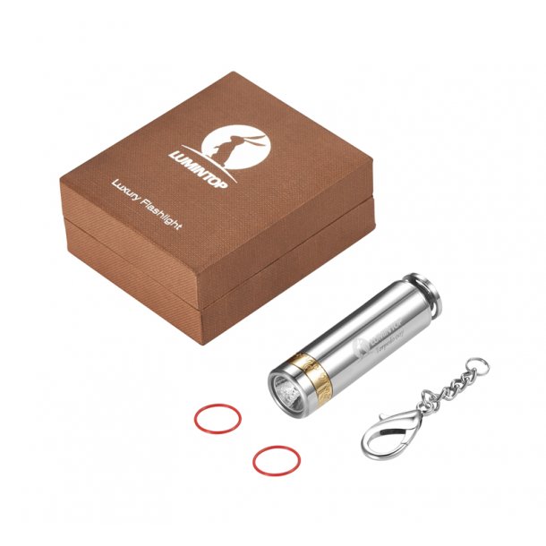 LED Lommelygte, 520LM, Rustfritstl, Lumintop Torpedo 007