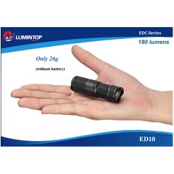 LED Lommelygte, 180LM, Lumintop ED10