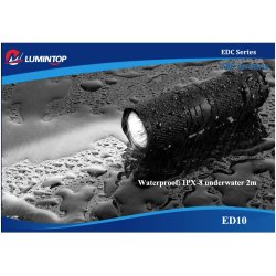 LED Lommelygte, 180LM, Lumintop ED10