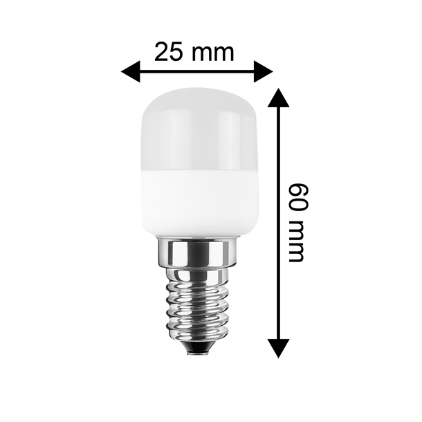LED Kleskabspre, E14, 2.5W, 2700K
