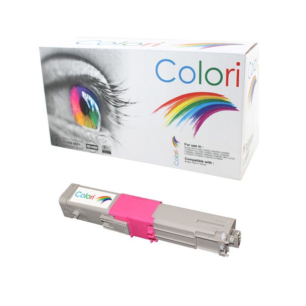 Printer Toner, XXL, OKI, C510 C530 MC561 Magenta