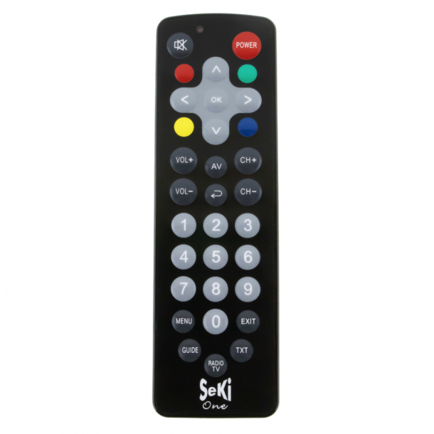 Fjernbetjening, Universal, Seki One, Sort