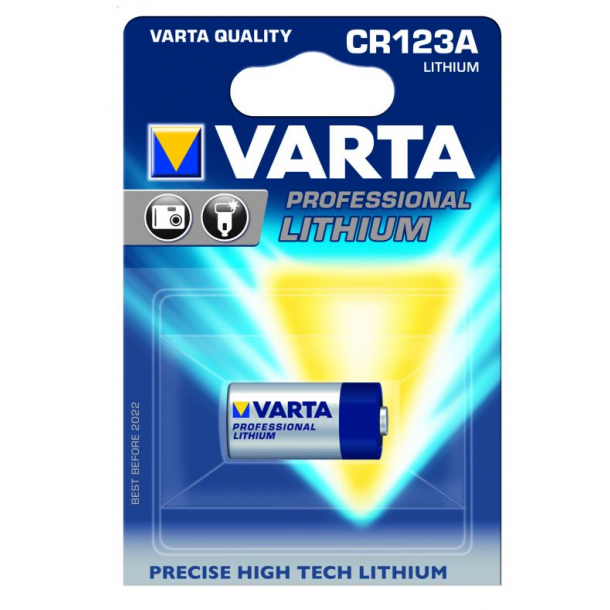 Batteri, CR123A, Varta Professional Lithium