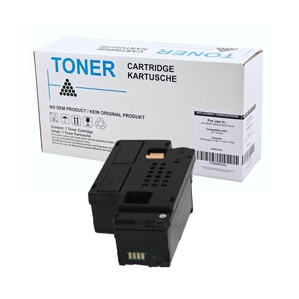 Printer Toner, Dell, E525 E525w Sort