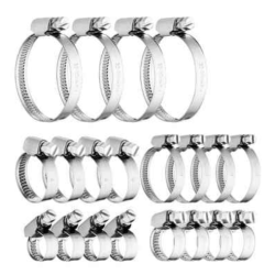 Seki Spndebnd, Rustfrit Stl (304), Sortiment, 60 stk.