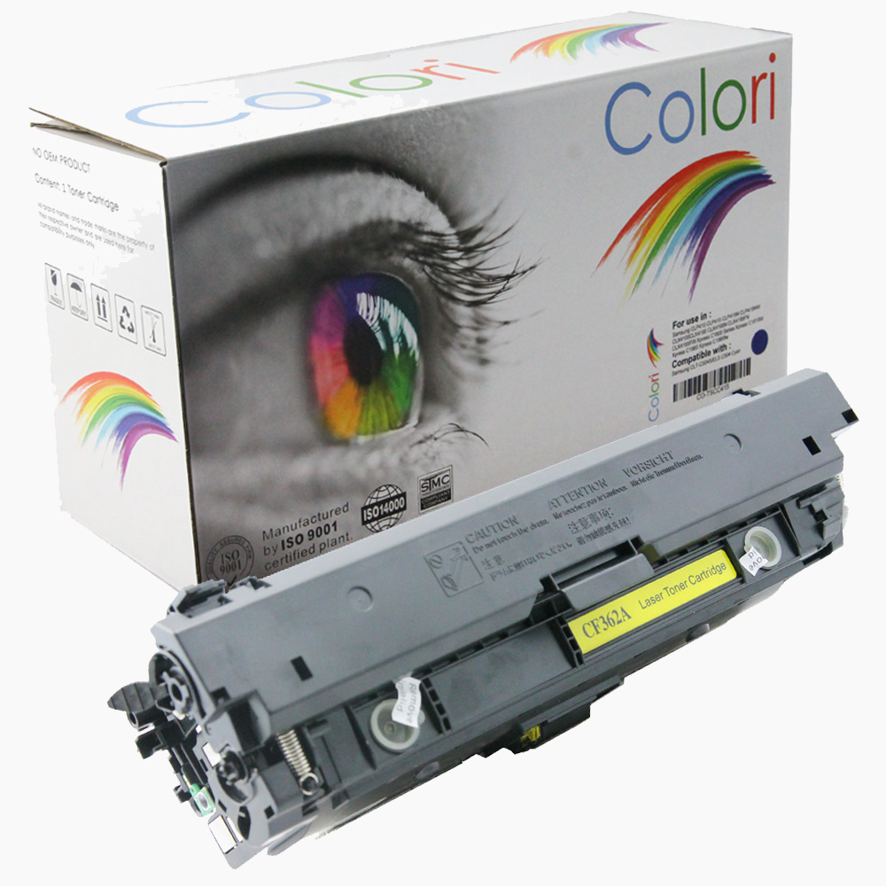 Printer Toner, HP,  508A CF362A 508X CF362X Gul