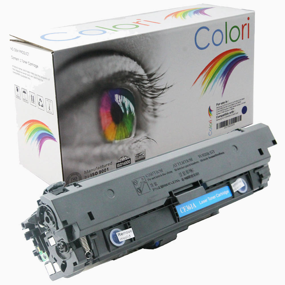Printer Toner, HP, 508A CF361A M552 M553 M577 Cyan